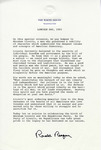 Letter, Ronald Reagan to Lincoln Day Participants, 1983