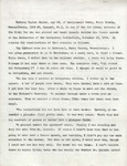 Transcription of Zachary Shuler's Recollections of the Gettysburg Address, undated by Chester E. Shuler