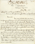 Letter, Edwin M. Stanton to General George B. McClellan, May 17, 1862