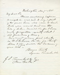 Letter, Lyman Trumbull to J. S. Trumbull, November 7, 1861 by Lyman Trumball