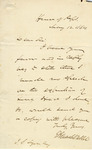 Letter, Elihu B. Washburne to J. S. Lyon, May 12, 1864 by Elihu B. Washburn