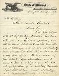 Letter, Richard Yates to Abraham Lincoln, re: John Tillson promotion, December 7, 1862