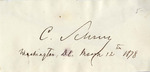 Signature, Carl Schurz