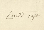 Autograph, Lerado Taft