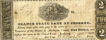 Branch State Bank at Chicago, Illinois & Michigan Canal Scrips, May 12, 1839