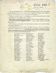 Massachusetts State Disunion Convention Broadside, January 15, 1857