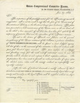 Union Congressional Committee Bulletin, June 29, 1864