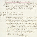 Quartermaster Department, U. S. A., Delivery Confirmation of Mortor Shells to Fort Adams, Rhode Island, March 30, 1839
