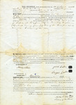 Document, James Lester & Sarah Lester Indenture, November 16, 1850