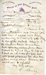 Letter, Carl Schurz to Ashley, August 29, 1866 by Carl Schurz