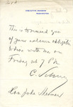 Letter, Carl Schurz to John Sherman, November 8 , 1877