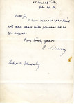 Letter, Carl Schurz to Robert Johnson, February 26, 1884
