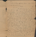 Letter, William Lanphar to George W. Simmons, May 23, 1887