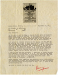 Letter, Bernhardt Wall to Stewart McClelland, September 18, 1944