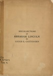 Recollections of Abraham Lincoln by Lucius Eugene Chittenden