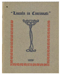 Address by Abraham Lincoln of Illinois in Cincinnati, Ohio, September 17, 1859. by Abraham Lincoln