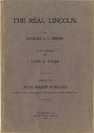 The Real Lincoln by Charles Landon Carter Minor