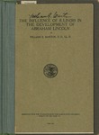 The Influence of Illinois in the Development of Abraham Lincoln