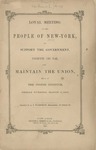 Loyal Meeting of the People of New-York: to Support the Government, Prosecute the War, and Maintain the Union, held at the Cooper Institute, Friday Evening, March 6, 1863 by Adolphus Frederick Warburton