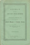A Sermon Preached in Saint John's Church, Providence, on Wednesday, April 19, 1865: the Day Appointed for the Funeral Obsequies of President Lincoln