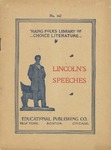 Lincoln's Speeches by Abraham Lincoln