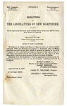 Resolutions of the Legislature of New Hampshire, in Favor of the Removal of the Terms of the United States Circuit and District Courts from Exeter to Concord: December 20, 1847 by New Hampshire. General Court.