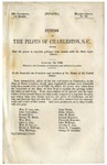 Petition of the Pilots of Charleston, S.C. : that the Power to Regulate Pilotage may Remain with the State Legislatures.