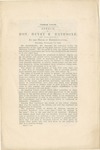 Abraham Lincoln:  Speech of Henry R. Rathbone, of Illinois, in the House of Representatives, Tuesday, February 12, 1924.