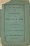 Proceedings at the thirty-ninth annual Lincoln dinner of the National Republican Club, in commemoration of the birth of Abraham Lincoln by National Republican Club