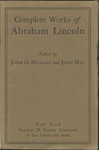 Complete works of Abraham Lincoln