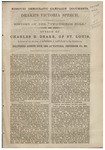 Drake's Victoria speech ; History of the ""two-thirds rule"" / speech of Charles D. Drake of St. Louis, in favor of the election of Stephen A. Douglas to the Presidency, delivered August 25th, 1860, at Victoria, Jefferson Co., Mo. by Charles Daniel Drake