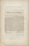 Message of the President : to the Senate and House of Representatives of the Confederate States of America by Confederate States of America. President