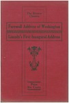 Farewell address of Washington : Lincoln's first inaugural address by George Washington and Abraham Lincoln