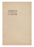 Lincoln Versus Liquor by David Charles Baker
