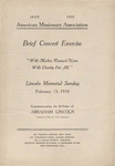 1809-1910, brief concert exercise