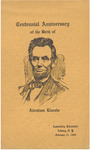 Centennial anniversary of the birth of Abraham Lincoln, Assembly chamber, Albany, N.Y., February 12, 1909