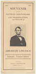Souvenir of the fiftieth anniversary of the assassination and death of Abraham Lincoln : September, nineteen fifteen