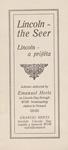 Lincoln--the seer by Emanuel Hertz