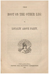 The Boot on the other leg by Mathew Carey