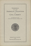 Lincoln and the American tradition of civil liberty by Arthur Charles Cole