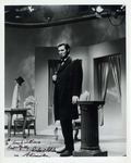 Photograph of Robert Blake Dressed as Abraham Lincoln