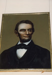 Photograph of Abraham Lincoln Bust Portrait Painting