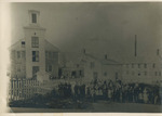 Reproduction Photograph of a Crowd in front of a Church