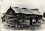 Black and White Photograph of Lincoln's Spencer County Home