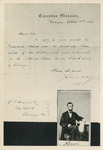 Photographic Reproduction of 1864 John Hay Letter and CdV of Abraham Lincoln