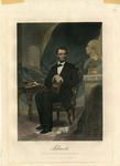 A. Lincoln Steel Engraving