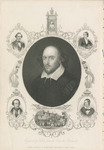 William Shakespeare Engraved by Hollis from the Chandos Portrait