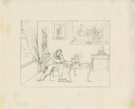 Writing the Emancipation Proclamation (from Confederate War Etchings)