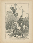 Stuart's Cavalry Cutting Telegraph Wires (from The Life Stories of Famous Americans)