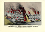Commodore Farragut's Fleet, Passing The Forts Of The Mississippi April 24th 1862.